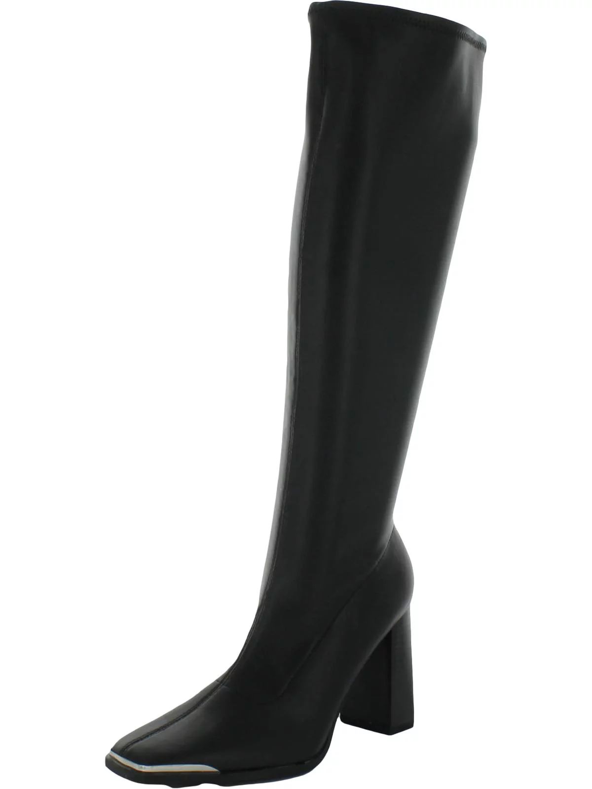 Bar III Womens Haydin Dressy Square Heel Knee-High Boots - Walmart.com | Walmart (US)