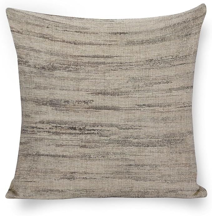 Throw Pillows Covers Trendy & Contemporary Pillow Cover Outdoor Decorative Linen Farmhouse Decor ... | Amazon (US)