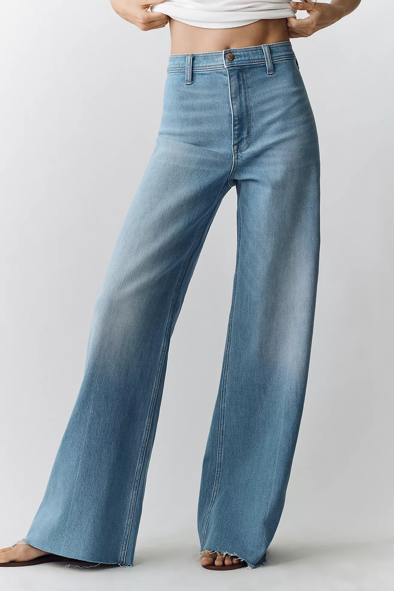 Pistola Penny High-Rise Wide-Leg Jeans | Anthropologie (US)