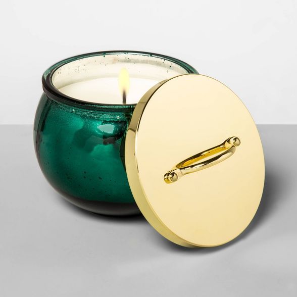 9oz Mercury Glass Ornament Jar Candle O Christmas Tree - Opalhouse™ | Target