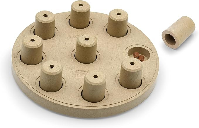 Nina Ottosson by Outward Hound Dog Smart Treat Puzzle Enrichment Toy, Level 1 Beginner, Tan, Comp... | Amazon (UK)