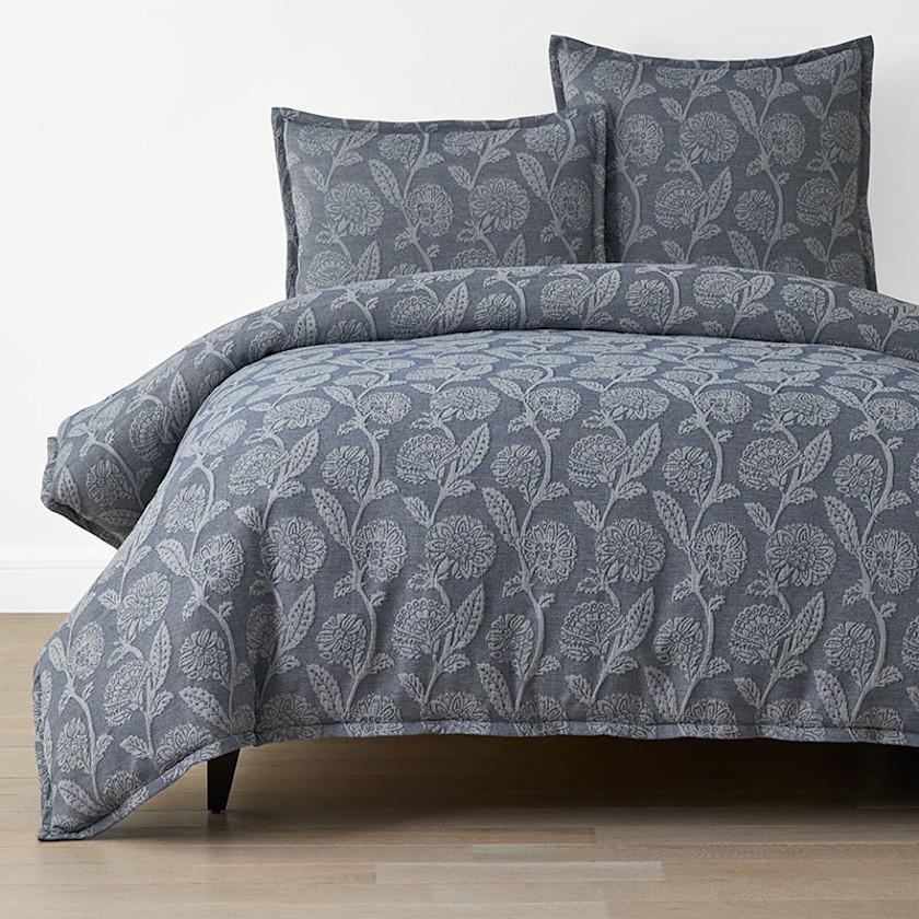 Celia Duvet Cover - Bloom Blue, King/Cal. King, Size California King, Cotton | The Company Store | The Company Store