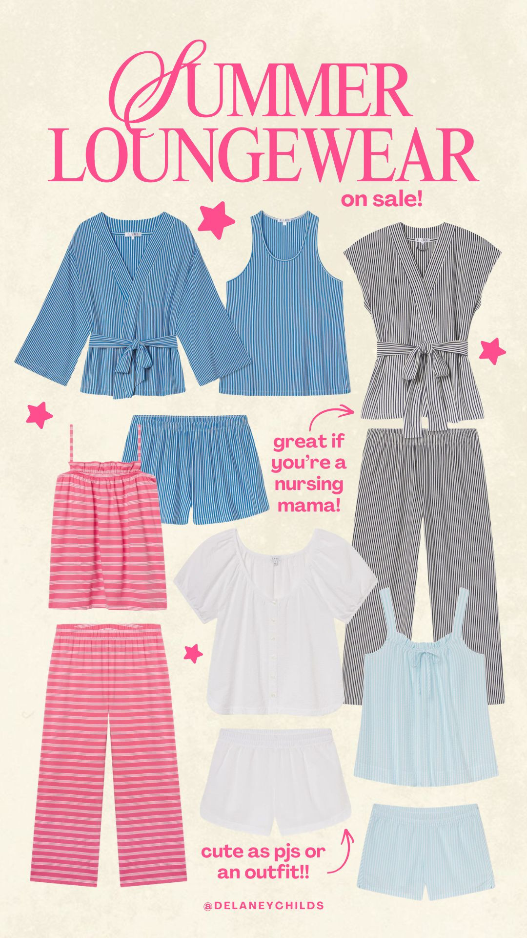 summer loungewear on sale! 

 #LTKdayinmylife #LTKgrwm #LTKootd