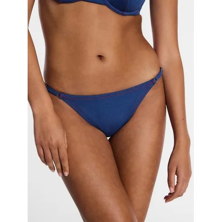 Kacey Lee Women s and Women s Plus Low Rise High Leg Cheeky Bikini Bottoms Sizes XS-3X | Walmart (US)