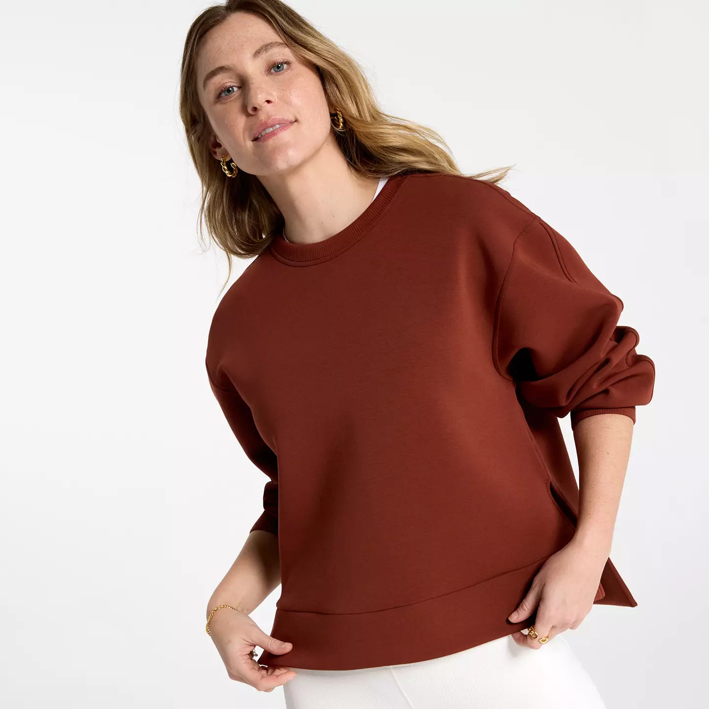 CALIA Women's Soft Scuba Crewneck Sweatshirt | DICK'S Sporting Goods