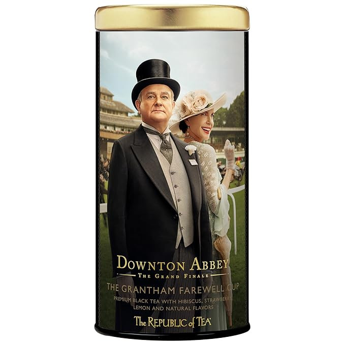 The Republic of Tea — Downton Abbey The Grantham Farewell Cup Black Tea, 36 Tea Bags | Amazon (US)