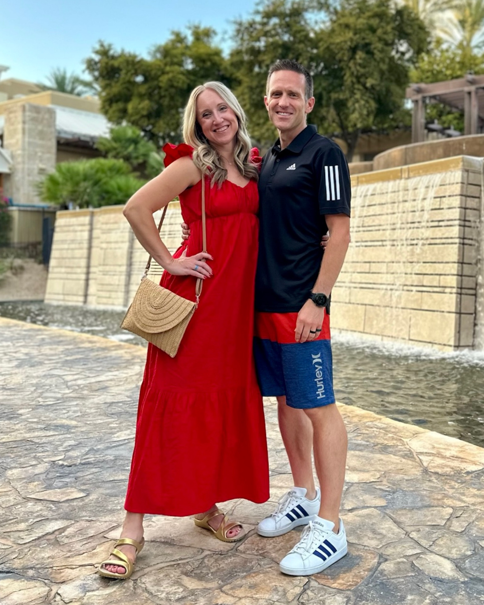 Red hot resort dress! Wearing XS (sized down)! 30% off right now!
The purse is perfect to pack in a suitcase and use when you get to your destination !

#LTKFindsUnder50 #LTKTravel #LTKSummerSales