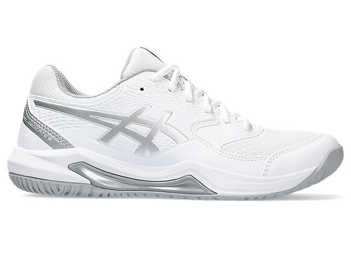 GEL-DEDICATE 8 | Women | White/Pure Silver | Women's Tennis Shoes | ASICS United States | ASICS (US)