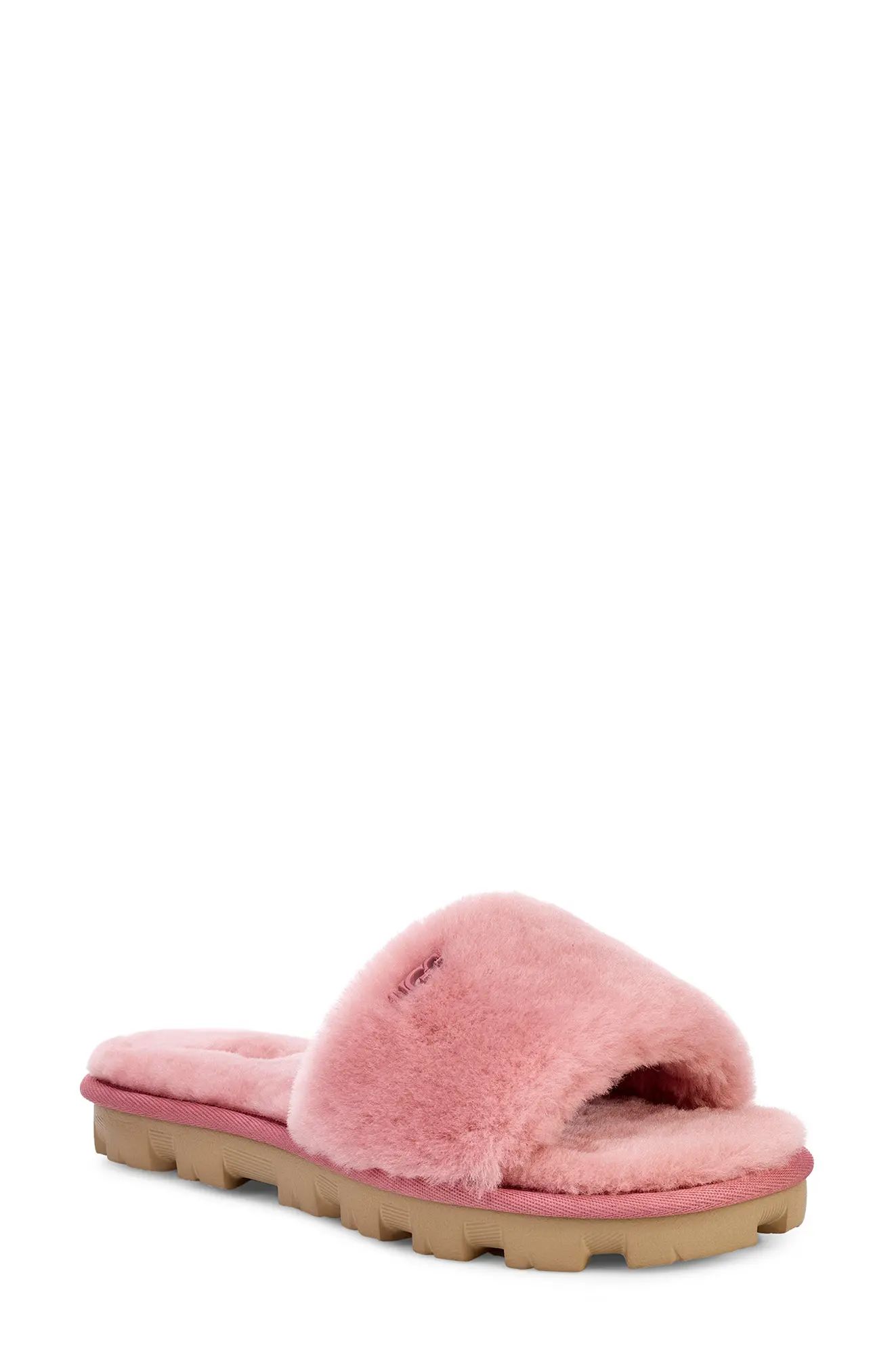 Women's Ugg Cosette Genuine Shearling Slipper, Size 9 M - Pink | Nordstrom