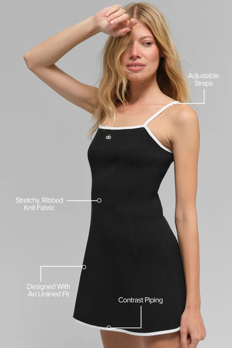 Ribbed Sweater Knit Highline Dress | Alo Yoga (US)
