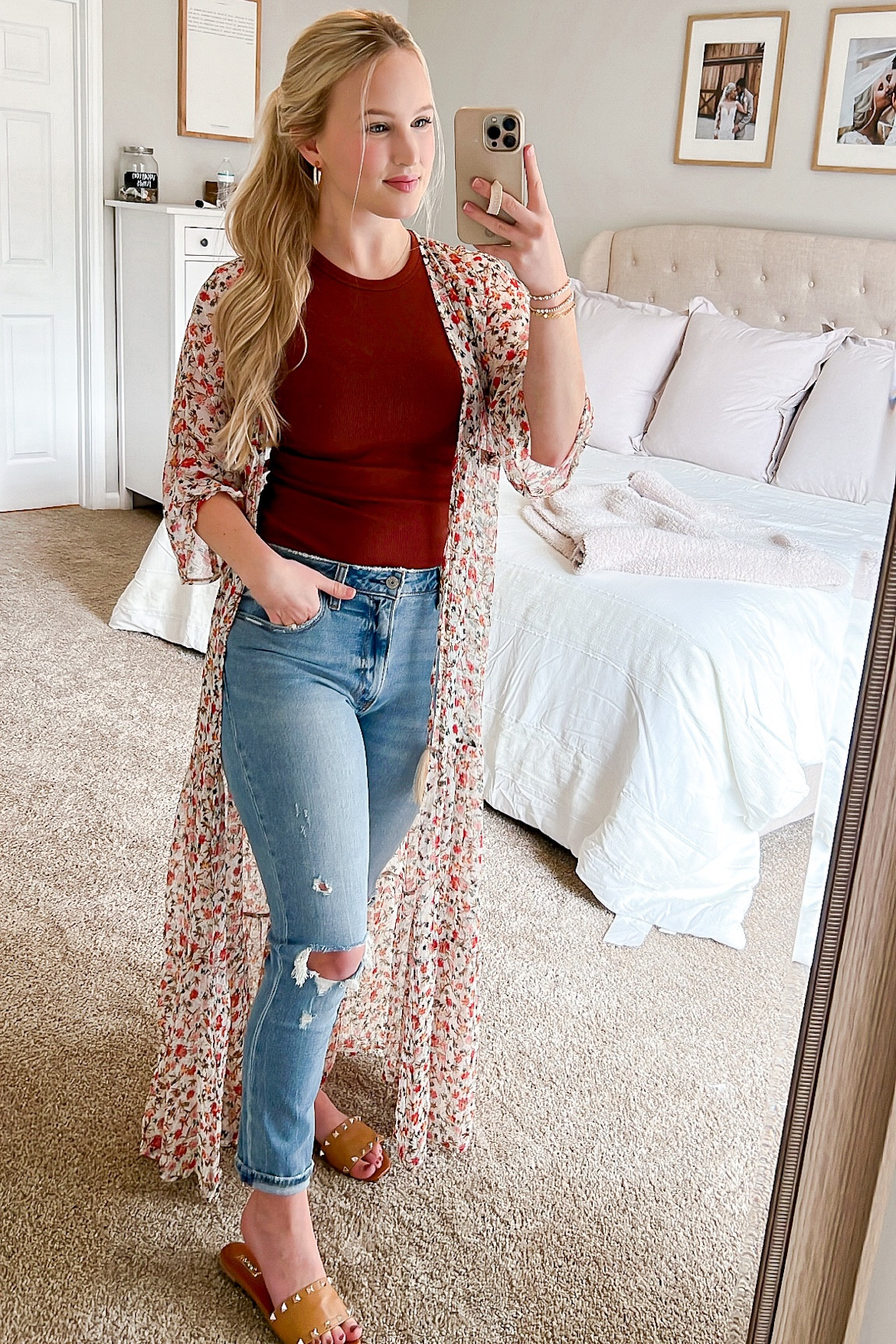 Kimonos help you dress up a simple look!

#LTKbeauty #LTKstyletip #LTKfit
