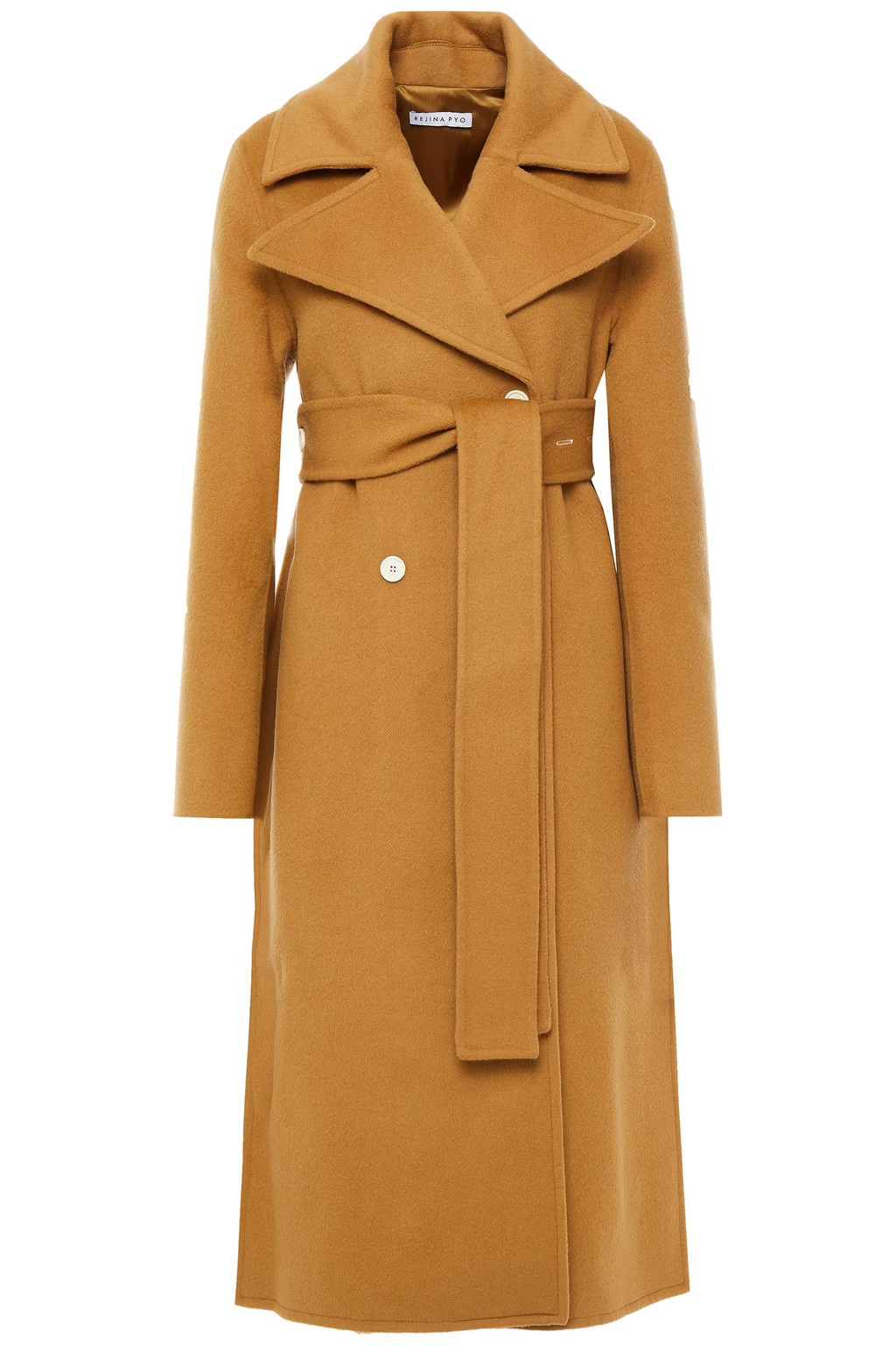 Simone double-breasted brushed wool-felt coat | The Outnet (UK and Europe)