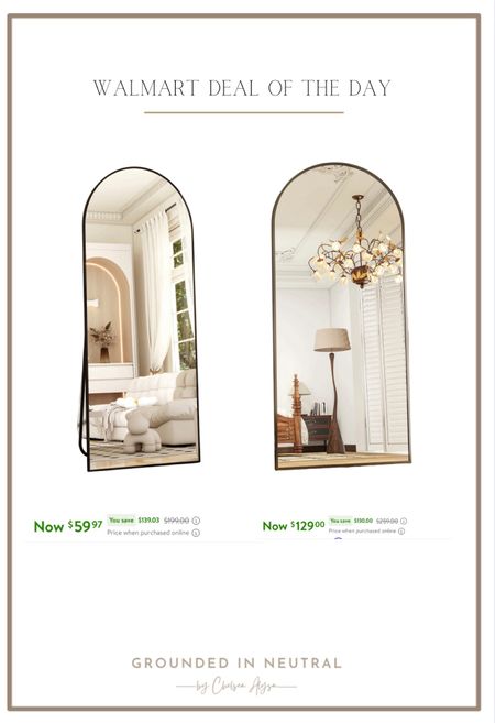 Amazing deal on these arched floor mirrors! 

#LTKHome #LTKSaleAlert