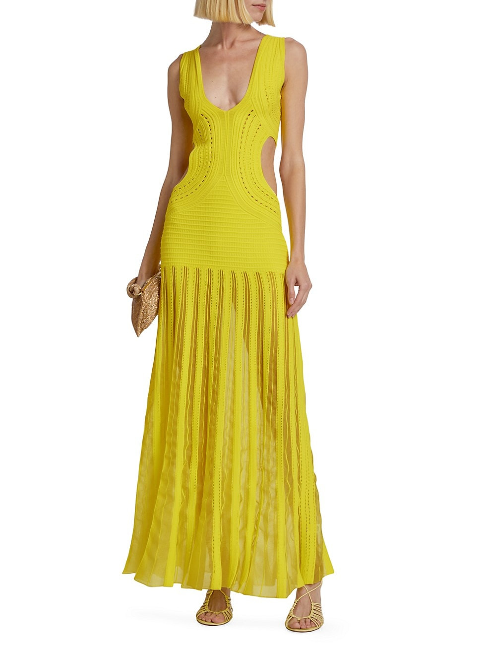 Asa Knit Cut-Out Maxi Dress | Saks Fifth Avenue