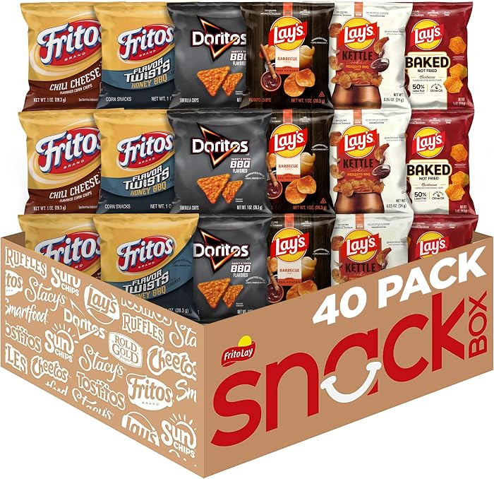 Frito Lay Backyard Barbecue Mix Variety Pack, 3.46 Pounds, (Pack of 40) | Amazon (US)