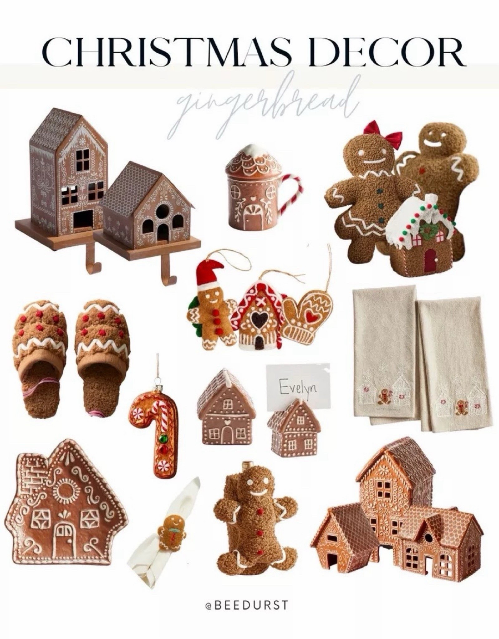 Loving the Gingerbread Christmas decor for the holiday season from pottery barn! , Christmas decor, holiday decor, gingerbread house decor, gingerbread man decor, gingerbread man ornaments, gingerbread house dishes, gingerbread slippers 


 

 #LTKHoliday #LTKSeasonal #LTKHome
