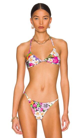 Belinda Bikini Top in Floral Multi | Revolve Clothing (Global)