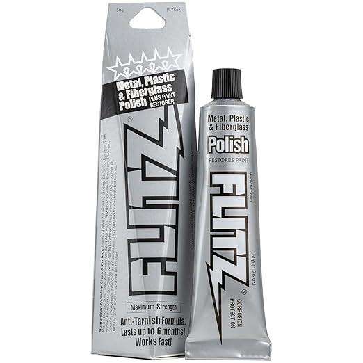 Flitz Multi-Purpose Metal Polish Paste - 1.76oz Tube of USA-Made Chrome Polish - Works on Stainle... | Amazon (US)