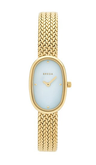 Breda Small Jane Watch in Metallic Gold. | Revolve Clothing (Global)