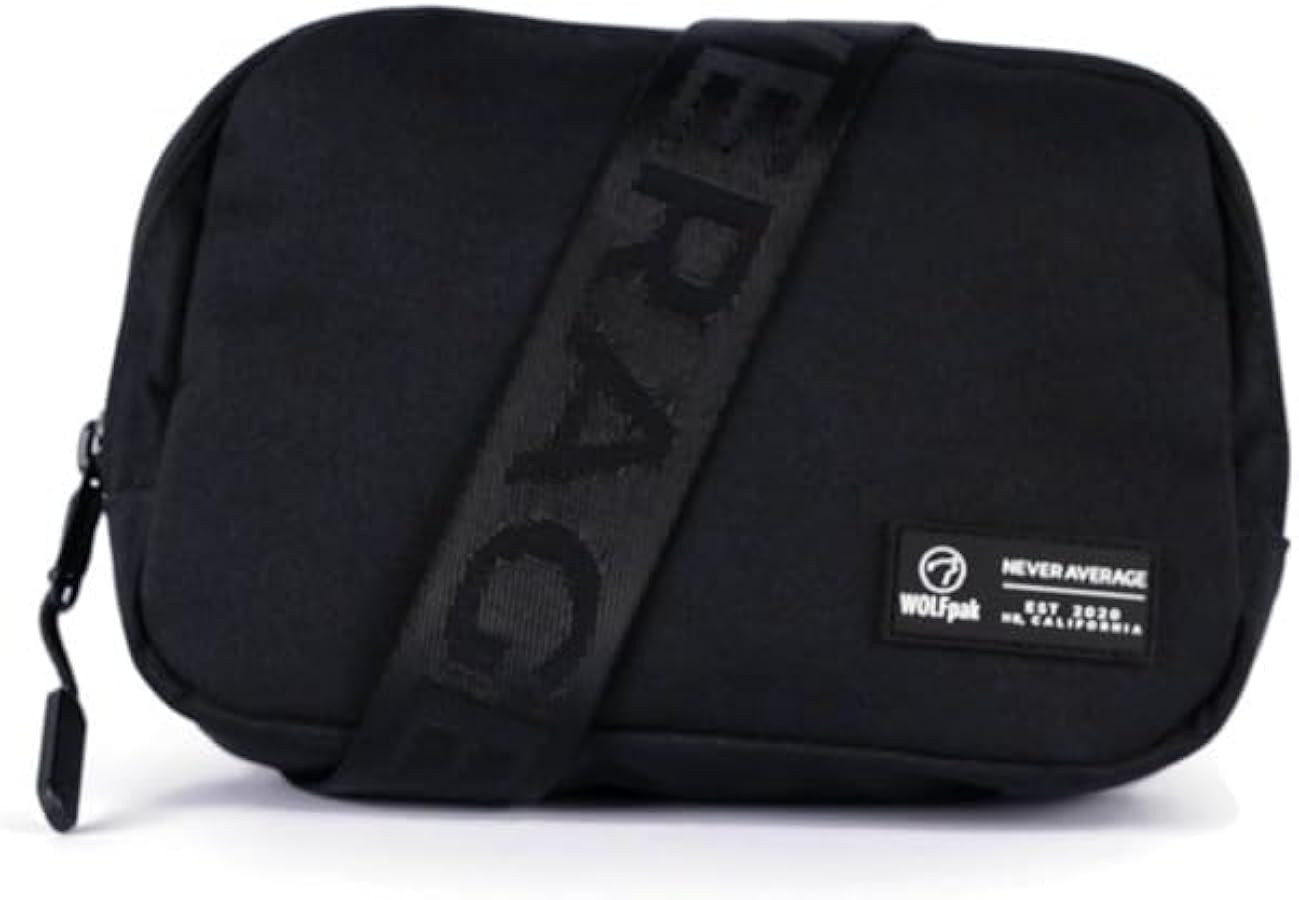 WOLFpak 1.5L Travel Crossbody Fanny Pack for Men & Women | Waterproof Gym, Hiking & Running Bag W... | Amazon (US)