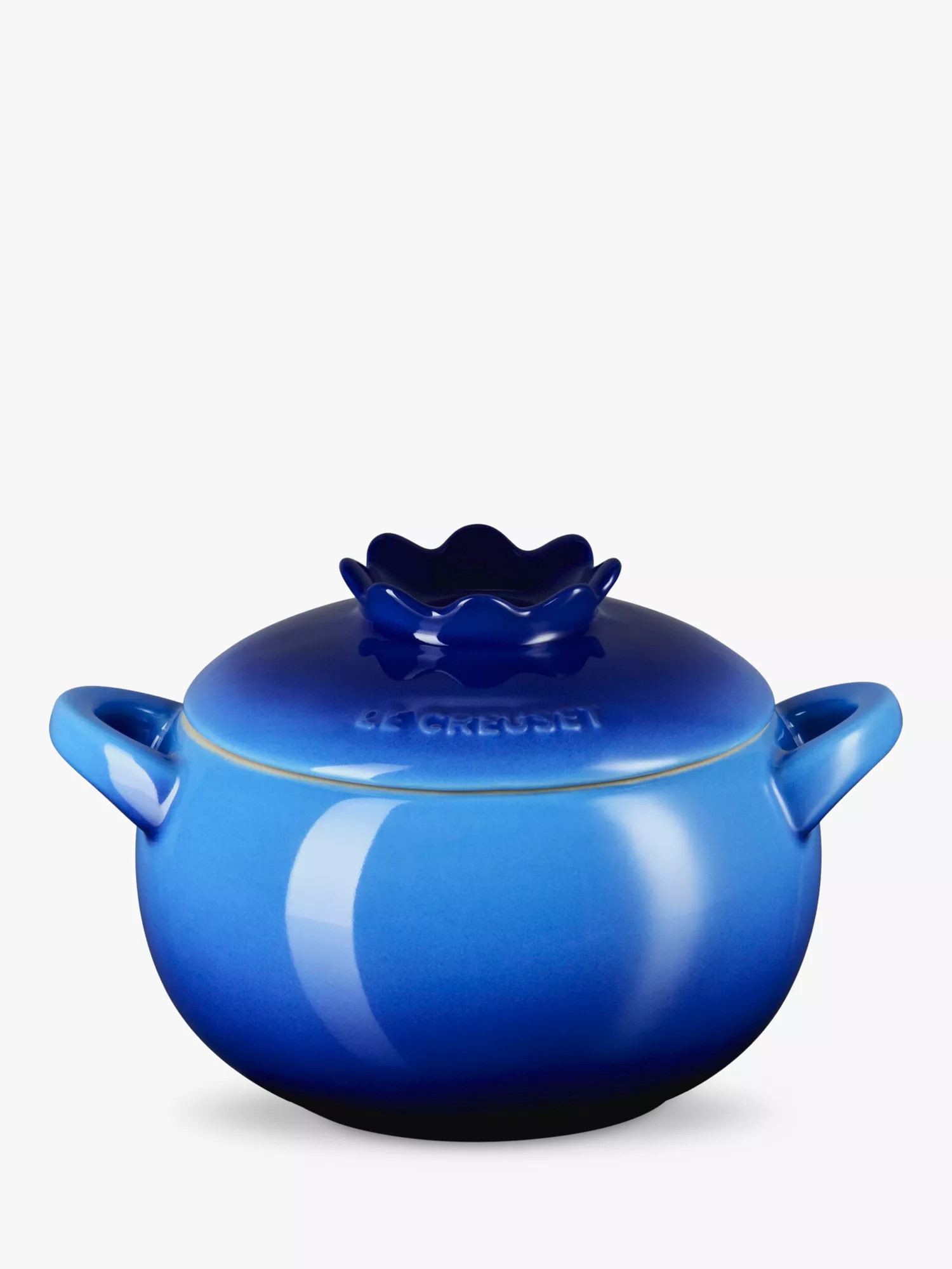 Le Creuset Stoneware Blueberry Petite Casserole, Azure | John Lewis (UK)
