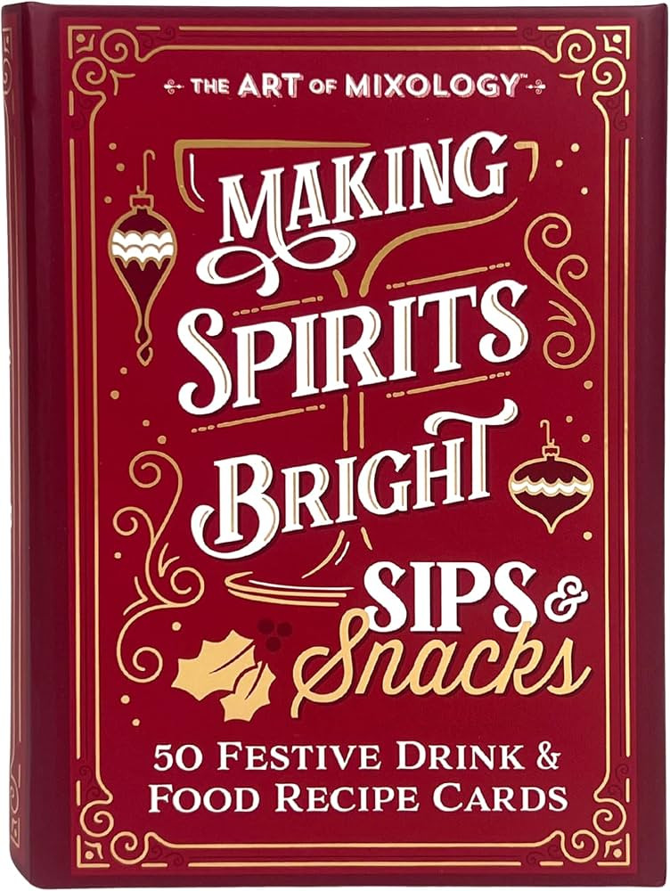 The Art of Mixology™ Making Spirits Bright Sips & Snacks – 50 Holiday Recipe Cards for Cockta... | Amazon (US)