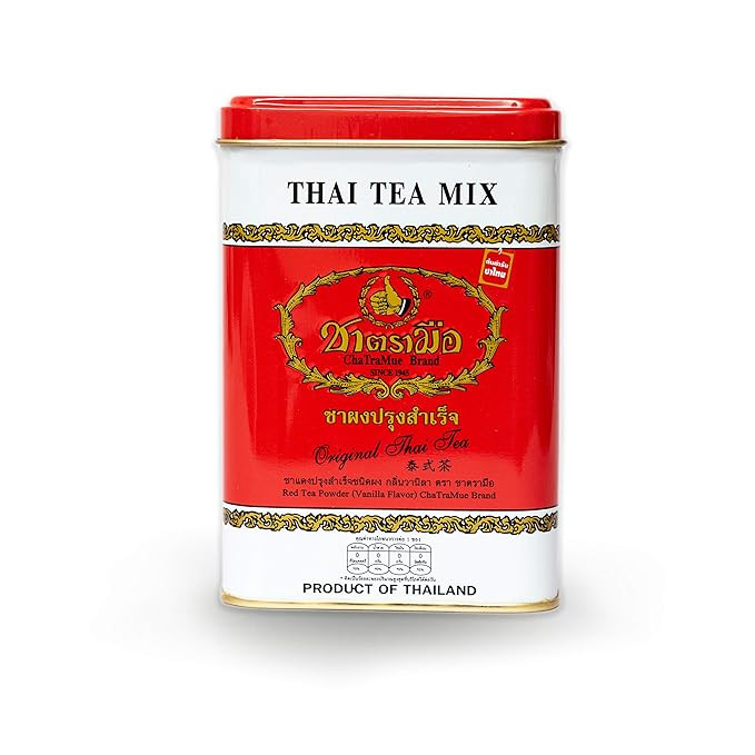 Number One Original Thai Tea Mix ChaTraMue Thai Tea for Boba Tea, Hot Tea, Iced Tea (Red Label 50... | Amazon (US)