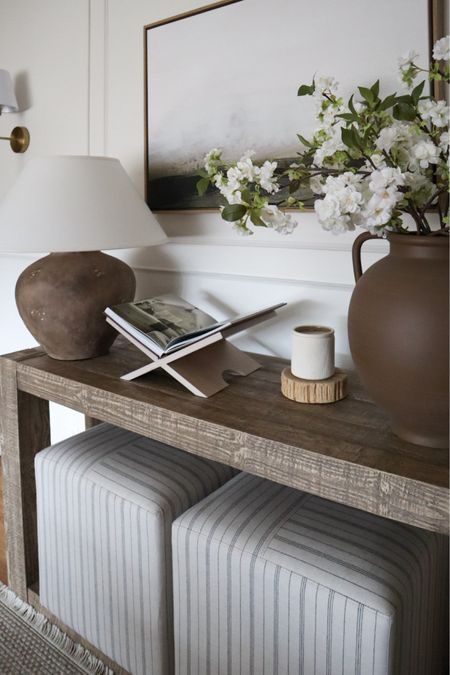 Console table details. 

Follow me @crystalhanson.home on Instagram for more home decor inspo, styling tips and sale finds 🫶

Sharing all my favorites in home decor, home finds, spring decor, affordable home decor, modern, organic, target, target home, magnolia, hearth and hand, studio McGee, McGee and co, pottery barn, amazon home, amazon finds, sale finds, kids bedroom, primary bedroom, living room, coffee table decor, entryway, console table styling, dining room, vases, stems, faux trees, faux stems, holiday decor, seasonal finds, throw pillows, sale alert, sale finds, cozy home decor, rugs, candles, and so much more.


#LTKHome #LTKFindsUnder100 #LTKSeasonal