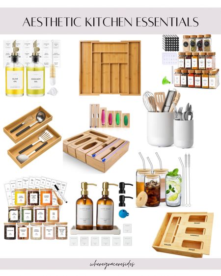 Aesthetic kitchen organization finds! 

#LTKfindsunder50 #LTKhome #LTKstyletip