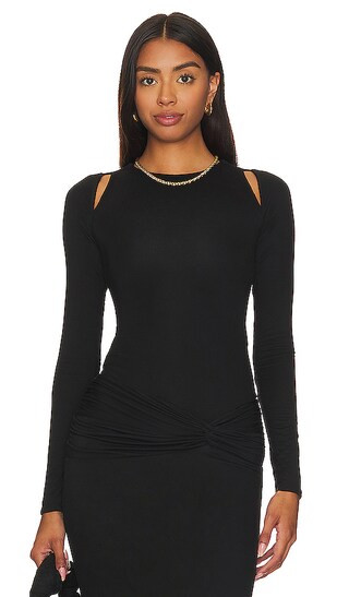 x REVOLVE Mila Bodysuit in Black | Revolve Clothing (Global)