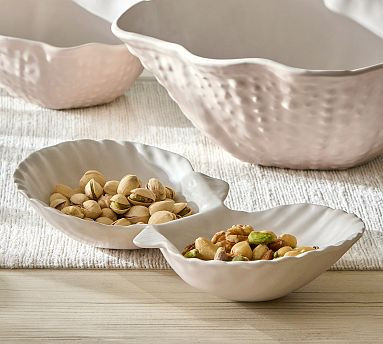 Shell Stoneware Multi-Condiment Server | Pottery Barn (US)