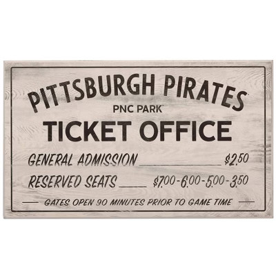 MLB Pittsburgh Pirates Baseball Wood Sign Panel | Target