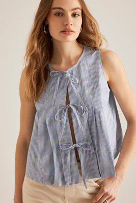 ALIGNE Tally Tie-Front Top | Anthropologie (UK)