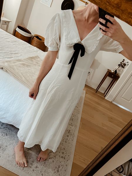 Little white dress or great Easter option. Fits TTS, wearing a 2. 

#LTKSeasonal