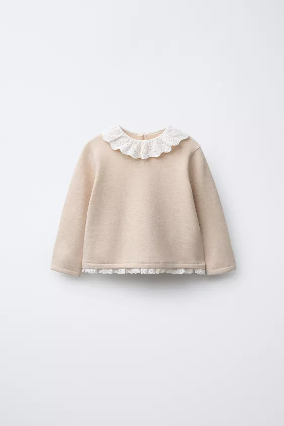 LACE KNIT SWEATER | Zara US