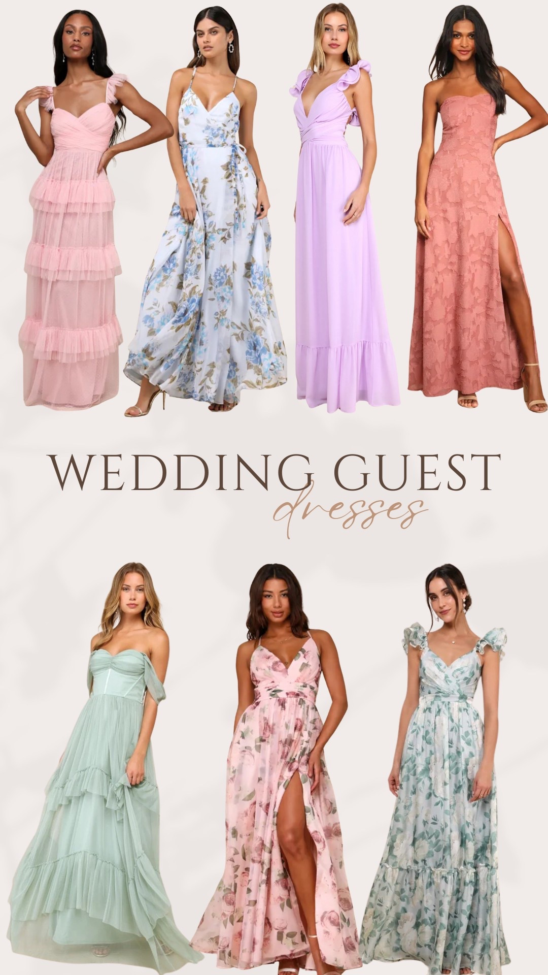 Romantic wedding guest dresses under $150

#lulus #wedding #weddingguest #dress 

#LTKStyleTip #LTKParties #LTKWedding