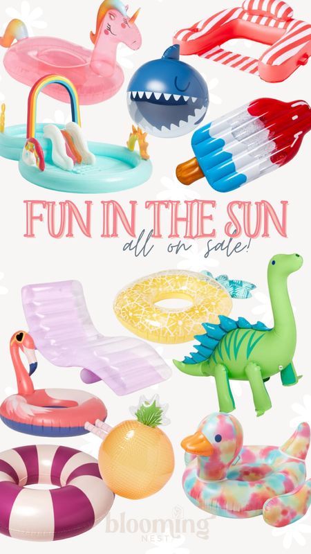 Fun in the sun! All floats on sale! These make great summer birthday gifts 

THEBLOOMINGNEST floats swim pool target summer 

#LTKSeasonal #LTKKids #LTKSwim