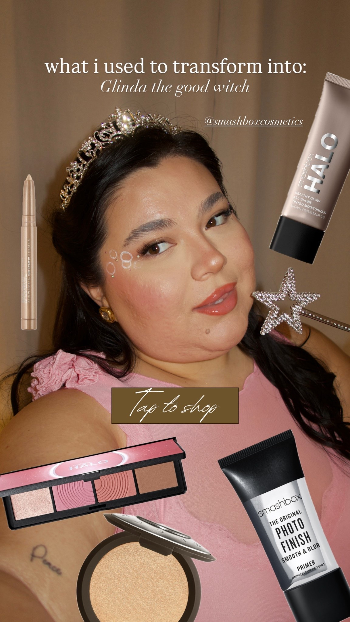smashbox products that turned me into Glinda! 🪄

#LTKFindsUnder50 #LTKHalloween #LTKBeauty