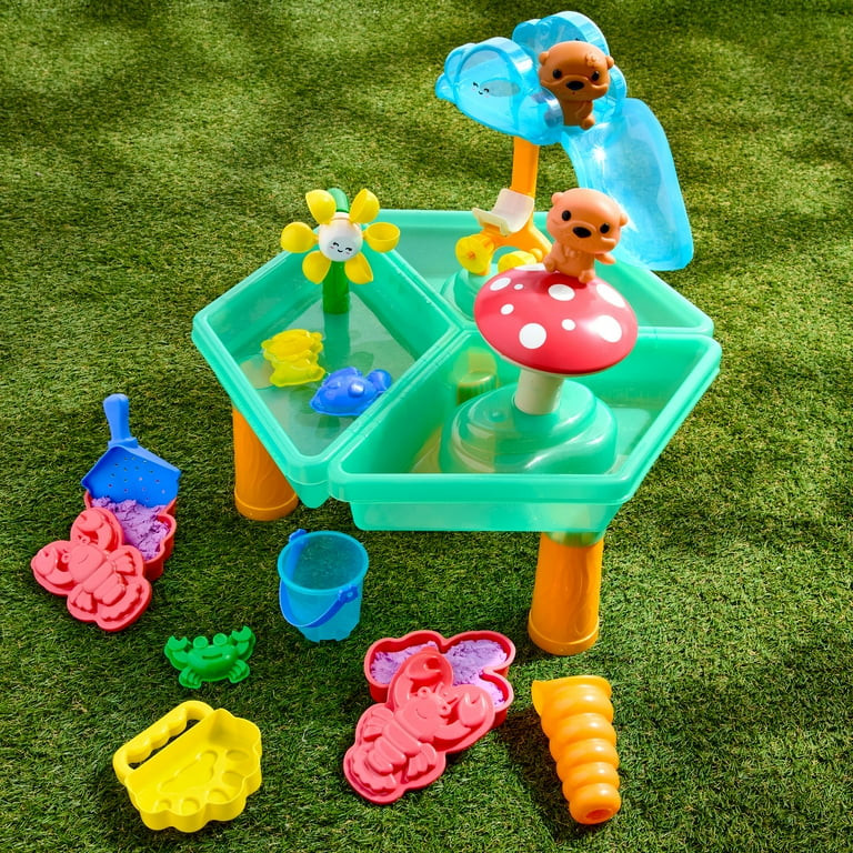 Play Day Otter Sand and Water Table Activity Playset Multicolor | Walmart (US)