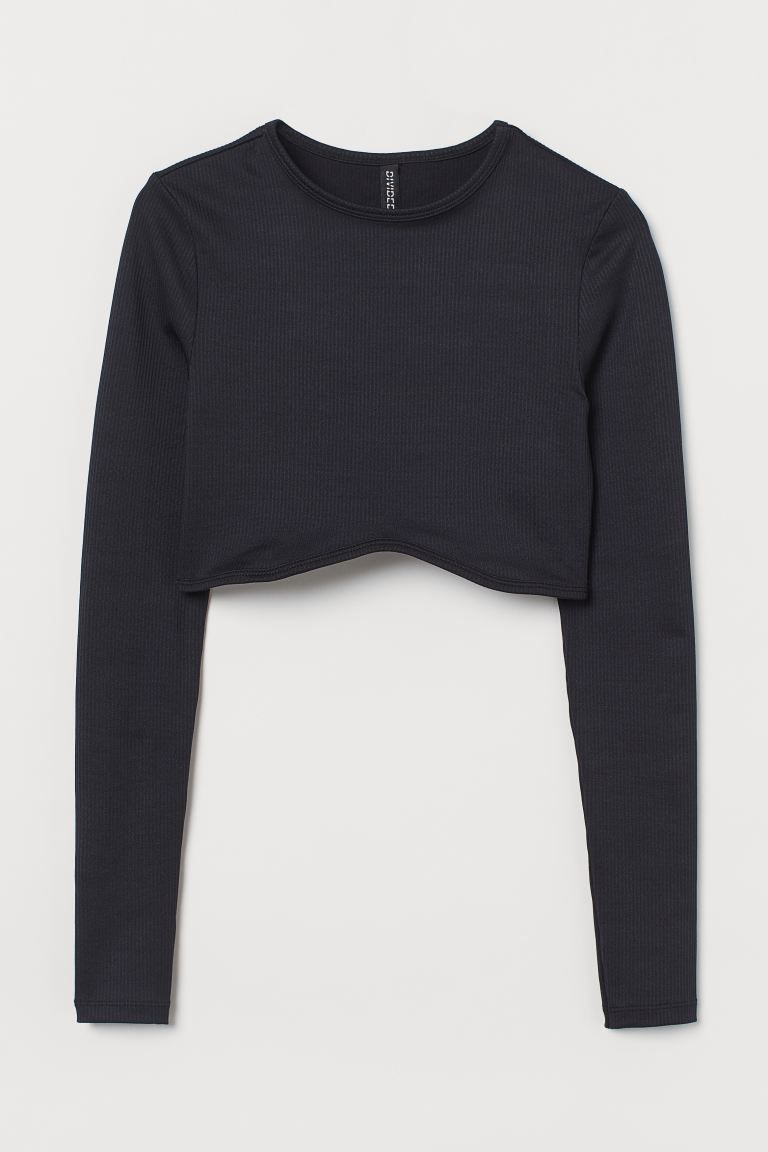 Cropped Jersey Top | H&M (US + CA)