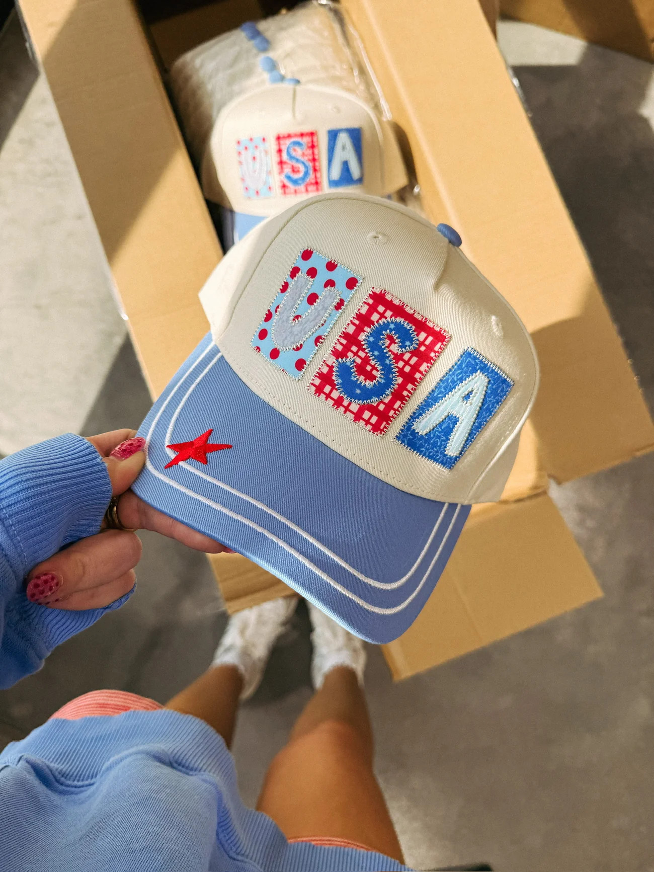 ETTA OG | patchwork usa trucker hat | Etta+East