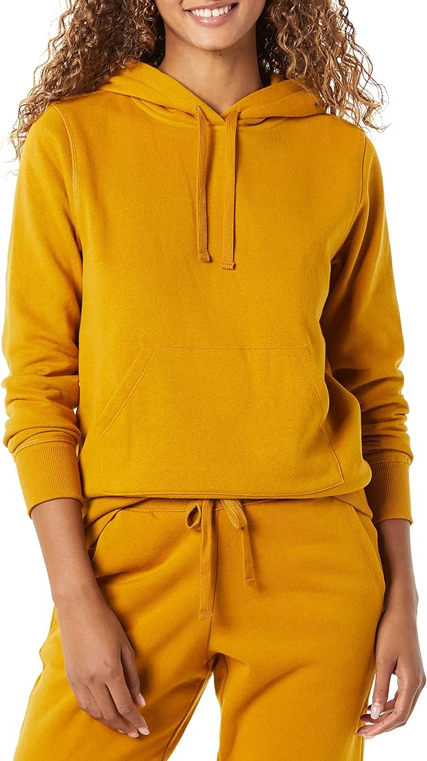 Amazon Essentials Women's Regular-Fit Fleece Pullover Hoodie (Available in Plus Size) | Amazon (US)