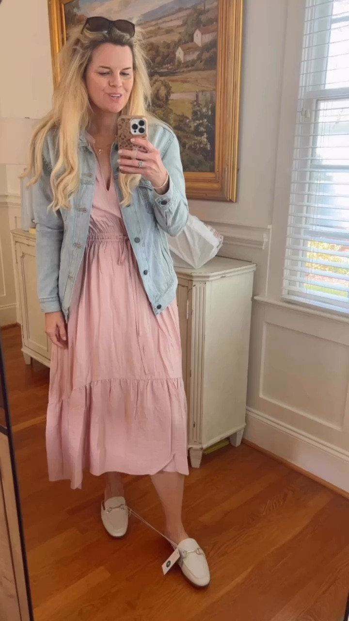 Love this fall dress true to size and all of these cute neutral fall shoe options from target 

#LTKSeasonal #LTKFindsUnder50 #LTKVideo