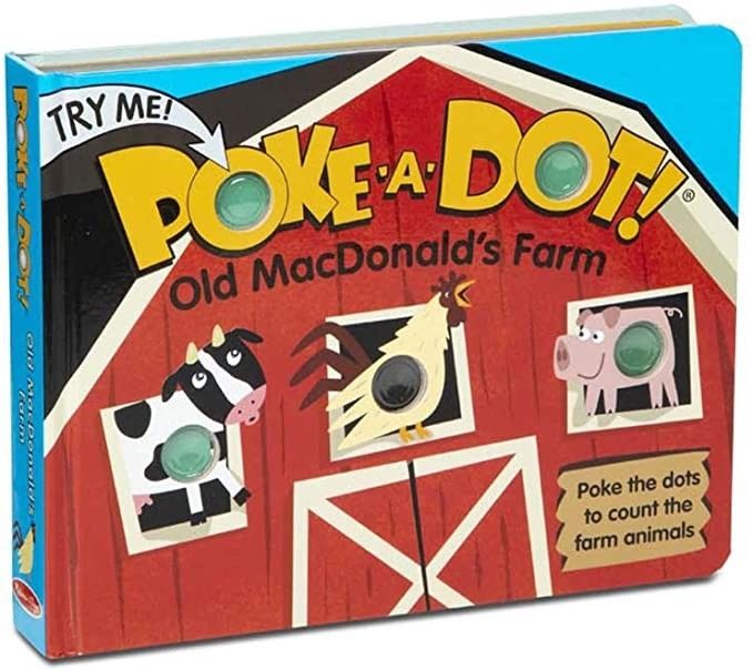 Melissa & Doug Children's Book - Poke-a-Dot: Old MacDonald’s Farm (Board Book with Buttons to P... | Amazon (US)