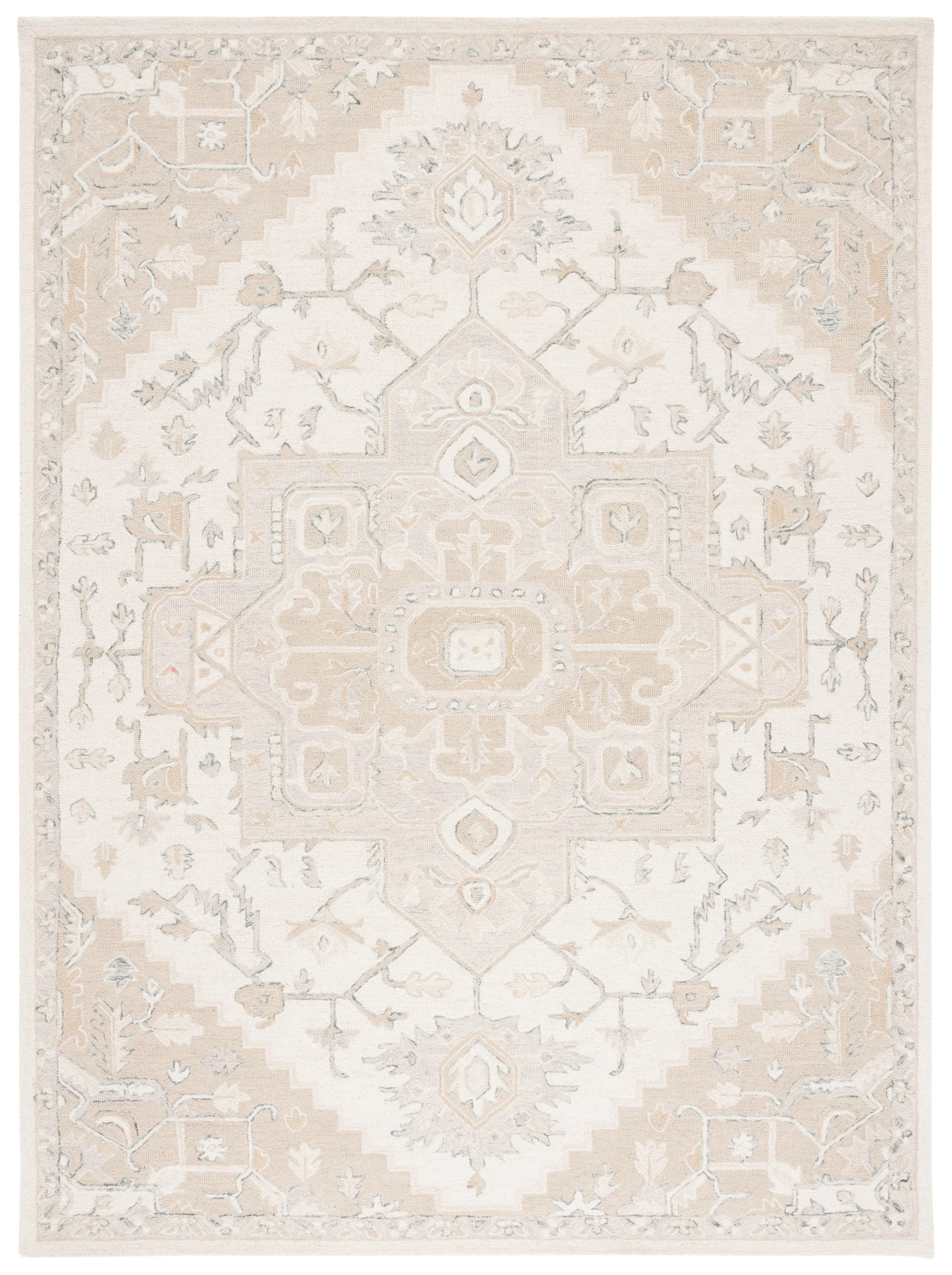 Lauren Ralph Lauren Percy Hand Tufted Wool/Cotton Oriental Rug in Ivory/Beige | Wayfair North America