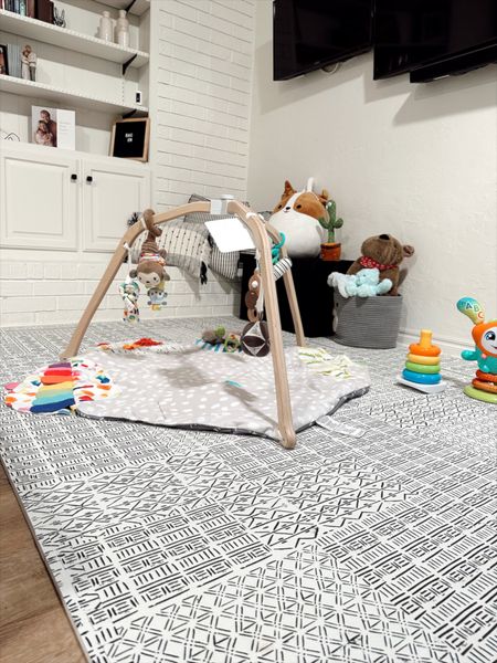 THE BEST PLAY MAT!!! Completely changed my space for the better - gives baby lots of room to play without being closed in by a pen. And it’s so cute 🥹🫶🏼🤸🏼‍♂️ code havenpresley10 to save $$! I got the 8x12 and made two play areas out of it  

#LTKbaby #LTKGiftGuide #LTKhome