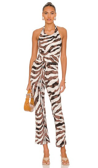 Olivier Jumpsuit in Zebra | Revolve Clothing (Global)
