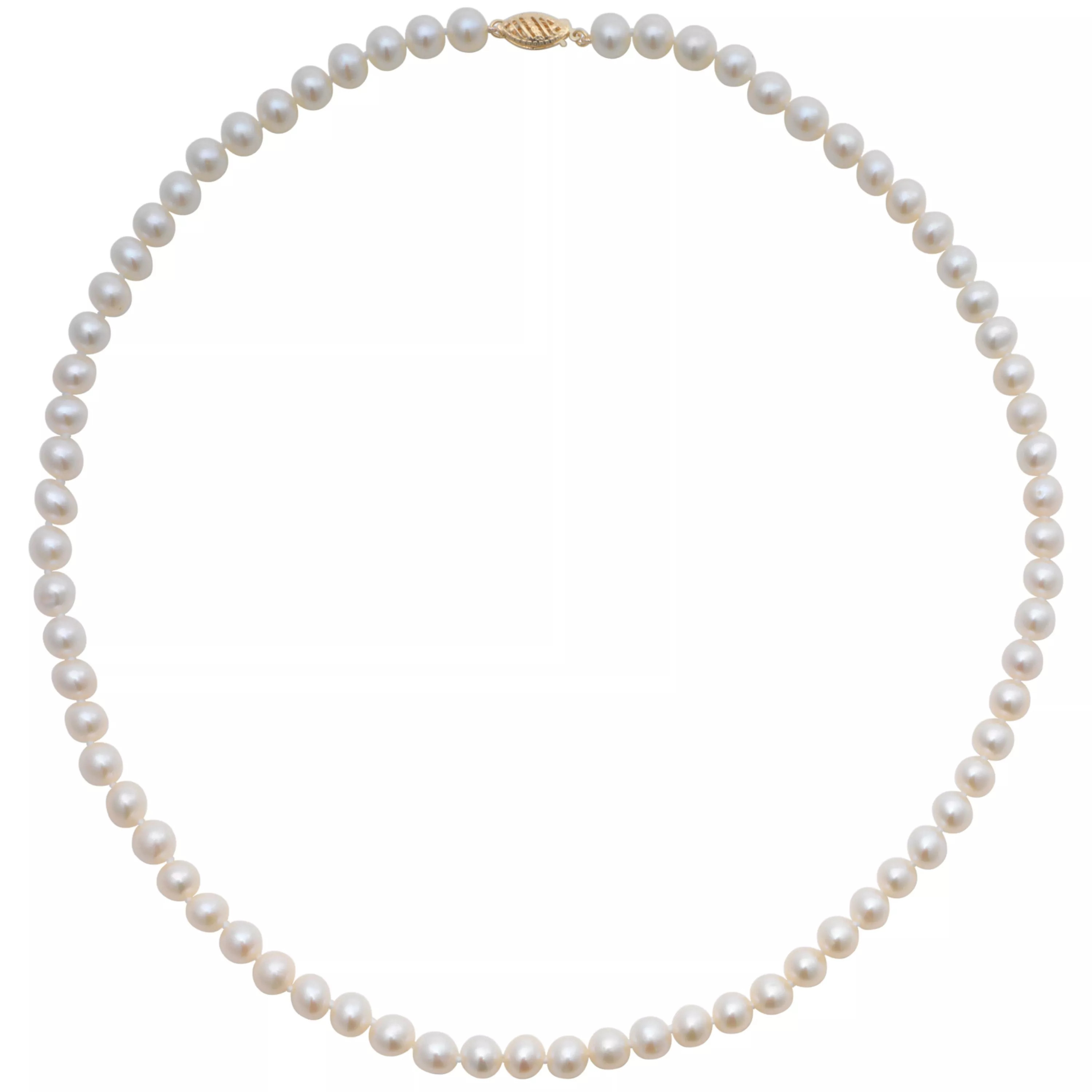 E.W Adams Freshwater Pearl Necklace, White | John Lewis (UK)