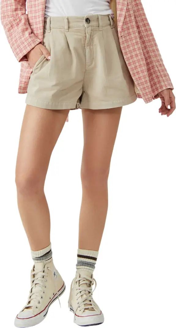 Billie Front Pleat Chino Shorts | Nordstrom