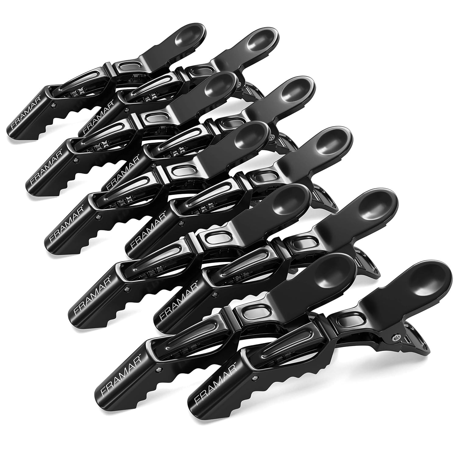 FRAMAR Black Hair Clips 10 pcs, Hair Clips For Women, Premium Hair Clip, Alligator Hair Clips for... | Amazon (US)